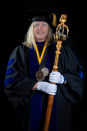 Dr. Joy James College Mace Bearer