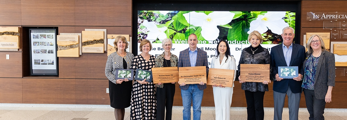 2024 Trillium Society Inductees with Dean Marie Huff 