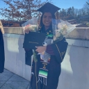 Anahi Espinoza graduated with her bachelor's in Nutrition from App State