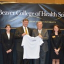 The College of Health Sciences at Appalachian State University has been named for an Appalachian alumnus and pioneer in the health care industry – Donald C. Beaver of Conover.