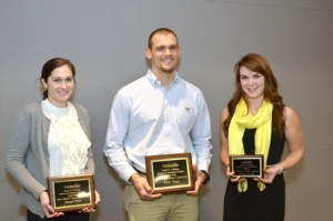 Winners of the three-minute thesis competition