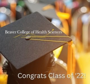 Photo of Graduation Cap with words Congrats to Class of 2022